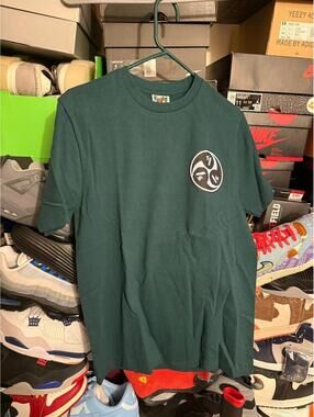 Bape tee Japan culture green/blue sz S